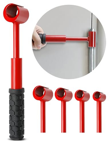 Loveinlast Upgraded Hinge Gap Adjustment Wrench Set, Heavy Door Hinge Adjustment Tool, 4 PCS Hinge Gap Adjusting Wrench, Multi-Size Precision Tool Kit for Door and Cabinet Alignment