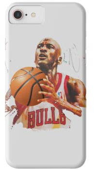 Michael Jordan iPhone-Hülle für iPhone 11, Weiß Basketball Geschenke Merchandise, weiß