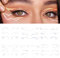 KASESSS 18 Paare Eyeliner Temporäre Tattoos, Glitzer Augen-Tattoo für Mädchen, Temporäre Augen Make Up Tattoos, Bling-Eyeliner Tattoos für Frauen Geburtstagsfeier Karneval Party Gesichts Make-Up