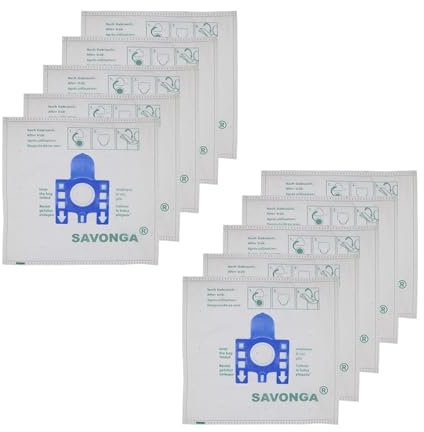 EDUQKWQS Accesorios For Aspiradoras 10 Piezas Bolsas For Polvo, Compatibles con Miele, Tipo FJM GN