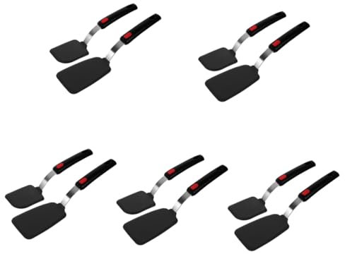 Didiseaon 10 Pcs Kitchen Gadgets Baking Utensils Set Reusable Pot Spatula Nonstick Silicone