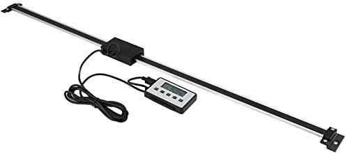 Kit de Lectura Digital, Medición Lineal Coder Lineal 0‑500 Mm Preciso Kit de Lectura LCD de Escala Digital con 1 Conjunto de Accesorios de Montaje para Máquinas de Fresado Tornos