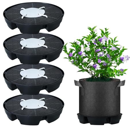 Watering Planter Insert – Auto Water Absorbent Base Tray, Slow Feed Pot Reservoir | Fabric Moisture Retention Pad, Self-Feeding Plant Liner For Potted Flowers Greenhouse Outdoor Indoor Gardening