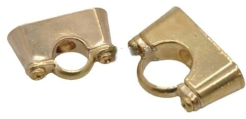 Verwendung in 15 22 28 mm Rohr-OD Messing Rohrschelle Halterung Unterstützung Aufhänger Feste Sanitär Wasser mit Basis Home Garden(Fit 15mm Pipe OD)