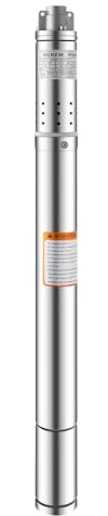 RjcdOPL Brunnenpumpe, tief, Edelstahl 304, 0,37 kW, Durchflussmenge 1000 l/h, Höhe 55 m, leise (0 – 30 dB), IP68, für landwirtschaftliche Bewässerung und industrielle Wasserversorgung
