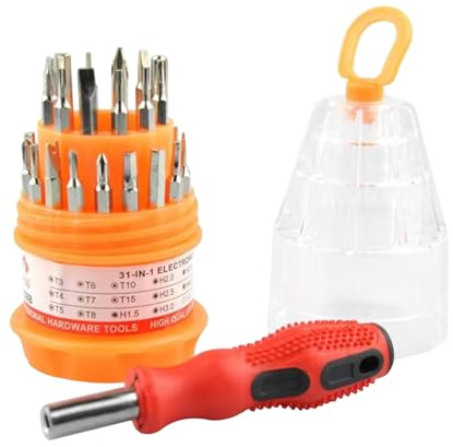 Tktouci Electronic Screwdriver Set, Pagoda Precision Screwdriver Tool Kit | Portable Repairing Supplies Professional Household Gadgets for Electronics Maintenance Glasses Home Travel Daily