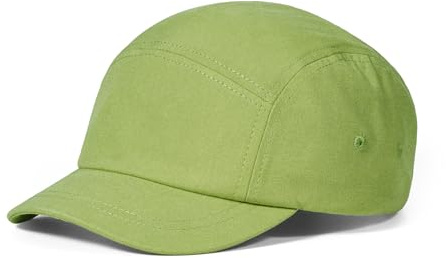 CLAPE Basecap mit Kurzer Schirm Herren Damen 5 Panel Baseball Cap | Baumwolle,Verstellbar,Einfarbig,Unisex Short Brim Schirmmütze für Reisen Streetwear Alltag Casual