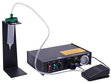 Halbautomatisches Pistole Dispenser, Glue Liquid Adhesive Dispenser Semi-Automatic/Manual Operations, Pneumatic Dispensing Controller Glue Dispenser Solder, für die meisten Klebstoffe