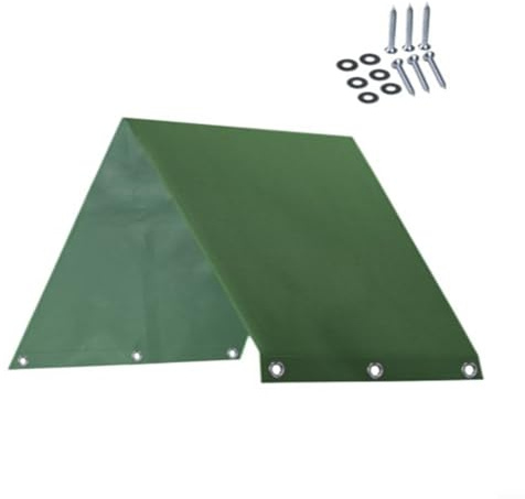 Glewi Swing Replacement Canopy 600D Oxford Waterproof Sunshade 228x109cm for Garden Playground Outdoor Protection Green