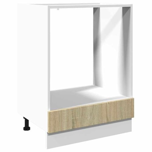 KTHLBRH Engineered Wood Oven Cabinet with Large Capacity and Adjustable Feet for Secure Oven Housing Unit