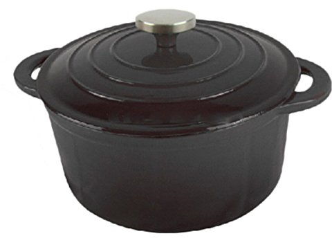 Cocotte Rotondo Ø 18 Cm Nero Ferro - 6 Unità