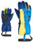 Ziener Kleinkind Leo Ski-Handschuhe/Wintersport | Langer Reißverschluss, Leash, Persian Blue, 92cm