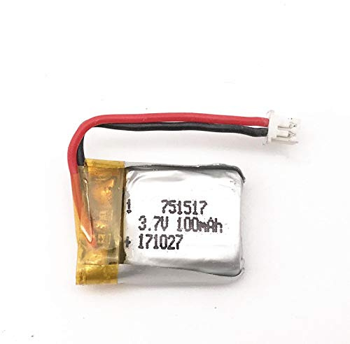 Grehod 3,7 V 100 mAh 30C für Cheerson CX-10 CX10 CX12 JJ820 V646 V676 JJ810 RC 3,7 V 100 mAh Li-po Hubschrauber Akku 751517 1 Stück