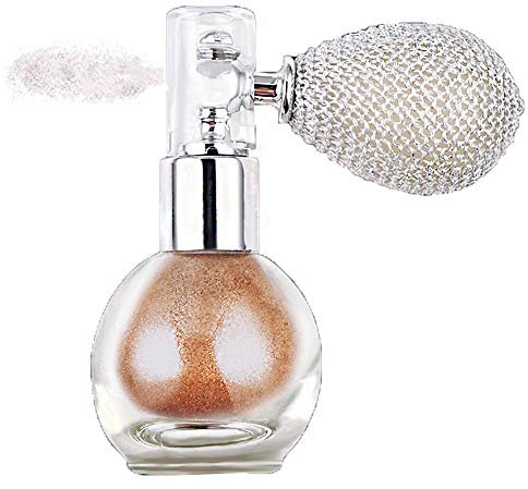 GL-Turelifes Evidenziatore Polvere Sciolta Spray Glitter Polvere Spray Shimmer Sparkle Polvere Spray per Trucco per Capelli Viso Corpo Cosmetico (# 4 Bronzo)