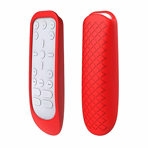 Colorful Fernbedienungs Schutzhülle für Sony PS5 Remote Control Cover Stoßfeste, rutschfeste Silikon-Fernbedienung Anti-Sweat Schutzhülle kompatibel mit Sony PS5 Fernbedienung (Rot)