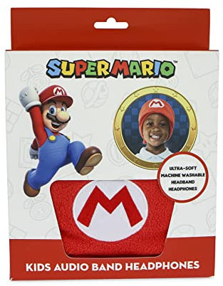OTL Technologies Super Mario SM0796 Headband Headphones Ages 3 Plus Red