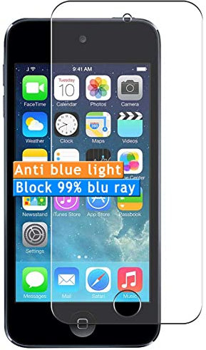 Vaxson 4 Stück Anti Blaulicht Schutzfolie kompatibel mit Apple iPod touch 6/5 touch6 touch5 6th/5th Bluelight folie folien Displayschutzfolie ( nicht Panzer Schutz Glas folie nicht PanzerGlas ) Neue