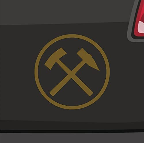 Schlägel und Eisen Aufkleber -6 Größen 21 Farben- Bergmann Kumpel JDM NRW Bochum