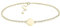 Sofia Milani - Damen Armband 925 Silber - vergoldet/golden - Sonnen Anhänger - B0296