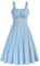 Belle Poque Damen Business Bleistiftkleid Spaghetti Freizeitkleid BP0380S22-03_00S