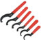 X AUTOHAUX 6pcs Coil Over Wrench Shock Spanner Adjustable C Shape Wrenches Tool