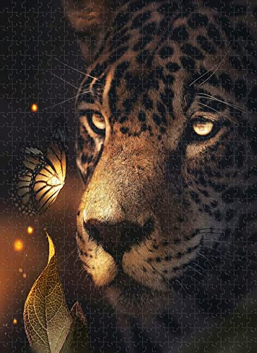 500 Teile Puzzle Night Tiger Puzzle Ideal für Entspannung und Meditation Lernspiel