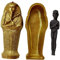 Luxylei Antike Ägyptische Sarg Pharao Königin Mumie Figur Harz Craft Ornament Statue Ägypten Sammlertierminiatur Kunsthandwerk Wohnungsdekoration