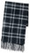 CALVIN & OLIVIA Damen Herbst Winter Schal Dicker Klassischer Plaid Schal Wrap Luxuriöse Wärme Weich Übergroße Kaschmir Gefühl Schals (Schwarz Weiß Nahtlos Karomuster), Schwarz