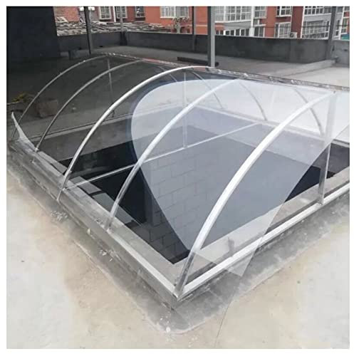 Polycarbonate Sheets - Thin Rigid Plastic Sheet Shatter Resistant - for DIY Greenhouse Awning Canopy (1mm thick) ( Color : Clear , Size : 1.2x20m )