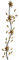 EGLO LIVING Wanddeko Chikuma, Elegantes 3D Wandbild im Blatt-Design, Wandobjekt aus Metall in Messing und Schwarz, Wand Deko für Wohnzimmer und Schlafzimmer, Wanddekoration 30 x 98,5 cm