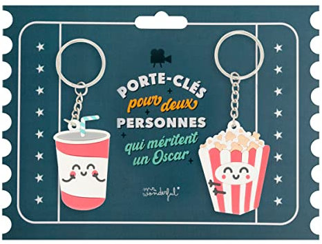 Mr. Wonderful Set de 2 porte-clés pour deux personnes qui méritent un Oscar