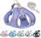 JOYPAWS Tiny Dog Harness, All Weather Diamond Mesh, Reflective Stripes, No Pull Step in Lightweight Vest Harness for Puppy, Small Dogs and Cats Lavender XXXS