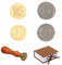 Comealltime 2 Stück Retro Alphabet Siegelwachs Stempel, A~Z Initialen Wachs Stempel mit Holzgriff, Vintage 26 Buchstabe 25mm Abnehmbarer Messingkopf Für Invitations Cards Gift Wrapping Decor(Letter D)