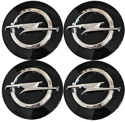 4 Stück Auto Radnabenabdeckung Mit Logo,Für OPEL Vectra Insignia Antara Corsa Astra Grandland X Mokka X Zafira C,54mm ABS Wheel Caps Ersatzteil Wasserdicht Staubdicht Rostschutzzubehör,B