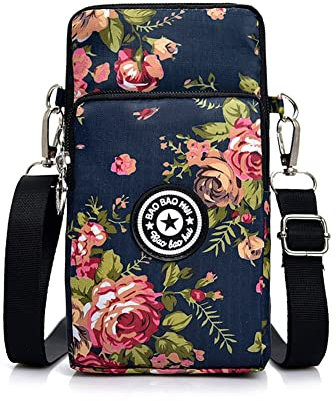 Genikeer Handy Umhängetasche | Tasche Damentasche Für Frauen | wasserdichte Kleine -Handy-Geldbörse Für Frauen | Portemonnaie Armtasche Sportarmband