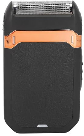 Elektrorasierer für Männer, 2-in-1 Wasserdichter Folienrasierer, Tragbarer Bartschneider, Kabellos Wiederaufladbar mit -Up-Trimmer, Nass- und Trockenrasur und USB-Aufladung