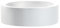 NICOLI VASO ROTONDO ECHO SMALL IN RESINA PER INTERNO ED ESTERNO DIAMETRO CM 25 X12 h CM 30 X14 h (Ø 30x14 cm, Bianco)