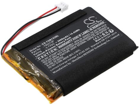 TCTK Akku 3900mAh Kompatibel mit [Tigermedia] 1233, Tigerbox Touch, Tigerbox Touch Radio Play Box Ersetzt 785273P