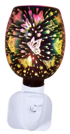 Garneck 1stk Wachslampe Wachs Schmelzende Wärmere Lampe Romantischer Aroma-diffusor Neuartiges Nachtlicht Nachtlampendekor Zu Hause Zarter Aromabrenner 3D Einstecken Beleuchtung Plastik