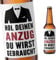 Trauzeuge fragen Mann Bierflaschen Etikett Bier Geschenk Flaschenetikett Hol deinen Anzug selbstklebend Bieretiketten 2 Stück | 9,5x9,5 cm