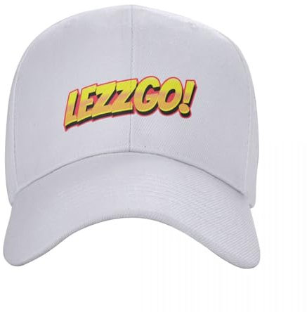 QFLLQLFF Basecap Lezzgo Lets Go Lets GOO Cap Baseball Cap Golf Hut Caps Damen Hut Herren