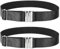 JJUNW 2 Stück Elastische Strumpfband, Verstellbar Oberschenkel Ring Einfach Schwarz Strumpfhalter für Damen und Mädchen, Strumpfhaltergürtel zum Fixieren von Overknee-Socken