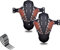 Mrchrogge Fahrrad Schutzblech Set Mountainbike, MTB Schutzblech Vorne Hinten, Spritzschutz Für 26-29 Zoll Zoll, Robustes 0,8 Mm Kunststoff, Einfache Montage, Universell Für Fatbike (B)