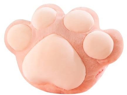 URFDCAD Katzenpfoten Kissen, weiches Stofftier Kopfkissen Plüschpuppe Bequeme Plüsch Kissen Niedlichen Katzenpfoten Gefüllte Kissen Plüschtier Kuscheltier Weich Puppe Katzenpfoten Kissen Spielzeug