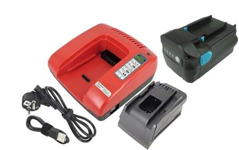 PowerSmart® 6000 mAh 36 V Li-ion Akku Ersatz für Hilti RC 4/36-DAB, SR30, TE30, TE7, TE7A, 418009, 2203932, mit Ladegerät
