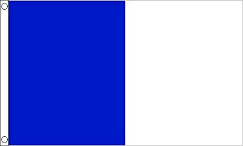 Bandiera blu e bianca, 1,5 x 0,9 m, contea irlandese, Cavan, Laois, Waterford FlagSuperstore