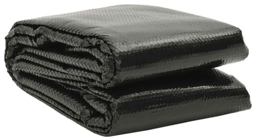 Generico Copertura per Piscina Nera 549x274 cm PE,Coperture e Teli per Piscine