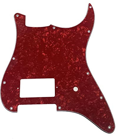 Kaish 11 Loch Gitarren- Schlagbrett für Fender Delonge, in verschiedenen Farben Red Pearl