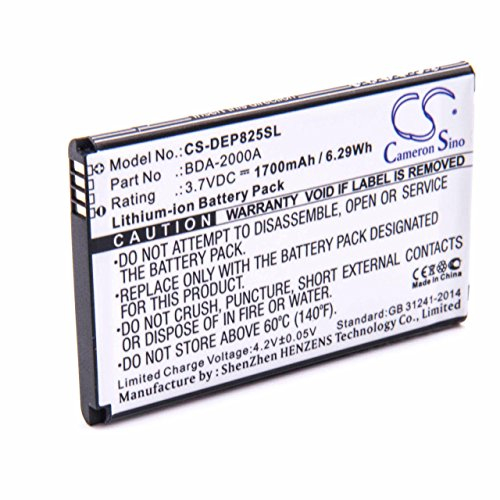 vhbw Akku kompatibel mit Doro SmartEasy 824 Handy Smartphone Senioren Telefon (1700 mAh, 3,7 V, Li-Ion)