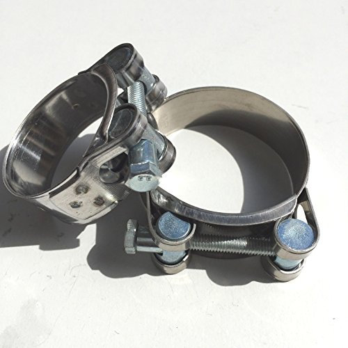 VE-Professional Gelenkbolzenschelle GBS Edelstahl W2 Turbolader HD Bandschelle (43-46mm) - Silber